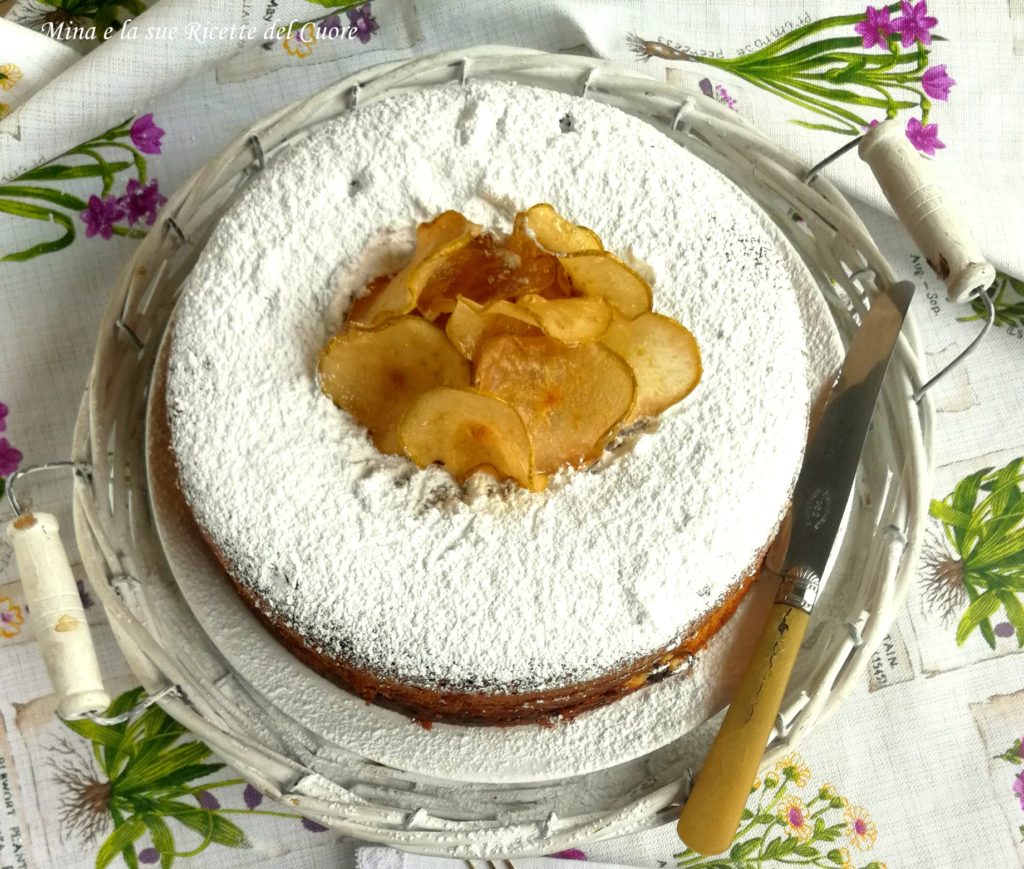 Torta Versata Alla Ricotta Pere E Cioccolato